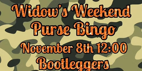 Widows Weekend Purse Bingo