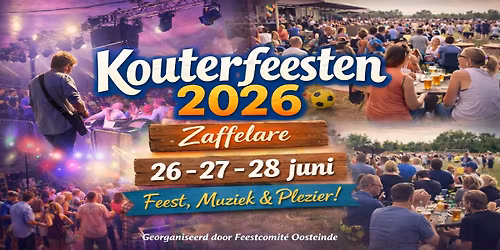 Kouterfeesten\u2600\ufe0f| 26 - 27 - 28 JUNI 2026