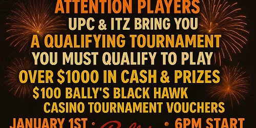 Qualifying Tournament January 1st 2026