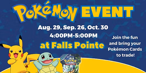 Pokemon Trading Card Day at Falls Pointe!