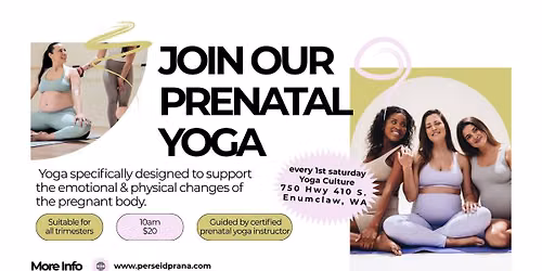 Monthly Prenatal Yoga
