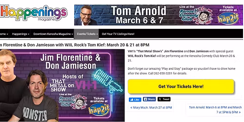 Jim Florentine & Don Jamieson with WIIL Rock\u2019s Tom Kief