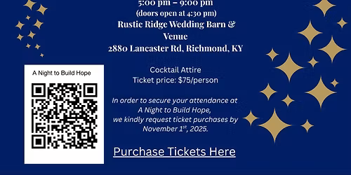 A Night to Build Hope