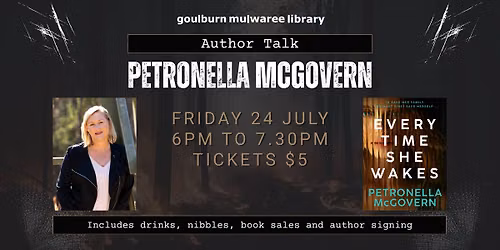 Petronella McGovern author talk