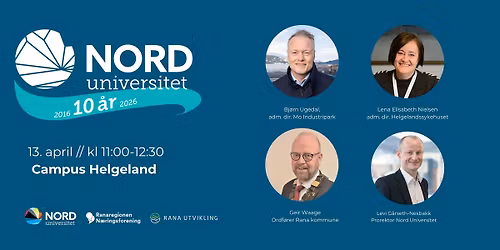 Nord universitet 10 \u00e5r \u2013 bli med og feire!