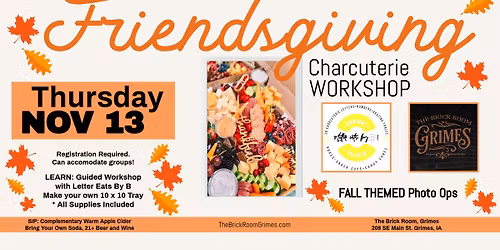Friendsgiving Charcuterie Workshop 