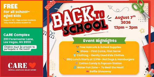 2026 Back to School Event