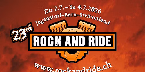 23rd ROCK AND RIDE 2026