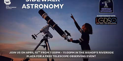 Sidewalk Astronomy April