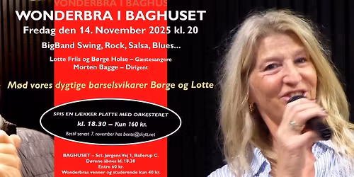 Wonderbra Big Band - koncert med g\u00e6stesangere Lotte & B\u00f8rge