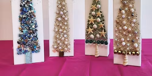 Epoxy Christmas Trees - Create with Crushed Glass, Gems, Starfish, Sea Glass, and Lots More