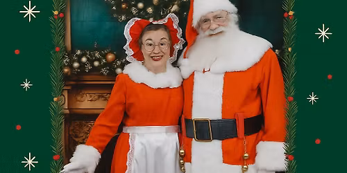 Pizza with Santa and Mrs. Claus