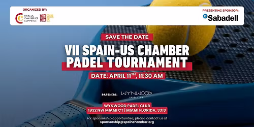 VII SPAIN-US CHAMBER PADEL TOURNAMENT 2026