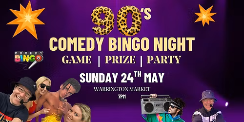 90's Comedy Bingo