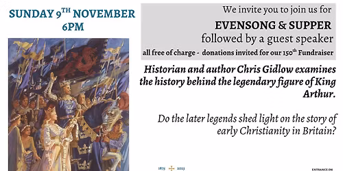 Evensong & Supper followed by Guest Speaker