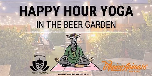 Yoga Happy Hour at Tripping Animals Oakland Park
