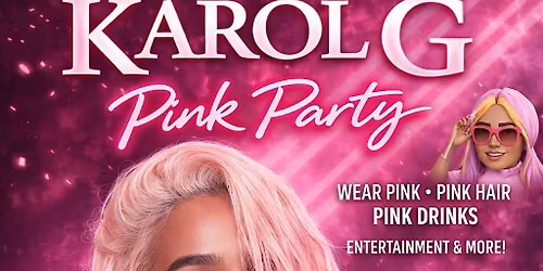 Karol G Night: A Tribute Party featuring Karol G mascot at Hangar 11