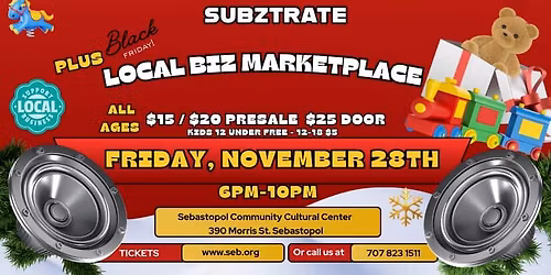 SCCC & Wild West Present GIFTED!! Music, Marketplace & Toydrive!