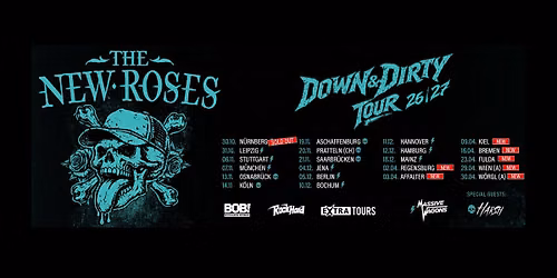 THE NEW ROSES \u2022 Down & Dirty Tour 2027 \u2022 ((szene)) Wien