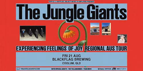 The Jungle Giants - Experiencing Feelings of Joy Tour - Coolum