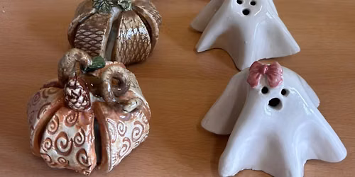Mini Pumpkins & Ghosts Clay Workshop