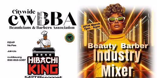 CWBBA Nappy Hour: Beauty & Barber Industry Mixer | Houston Networking Event