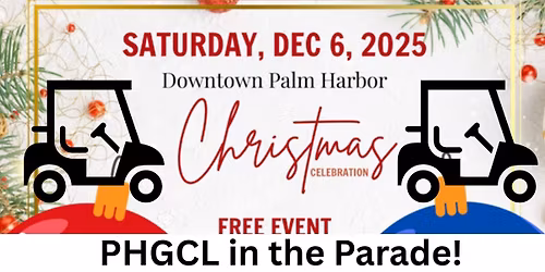 PHGCL in the 2025 Palm Harbor Christmas Parade