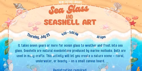 Sea Glass and Seashell Art