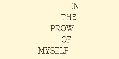 Publication launch: in the prow of myself