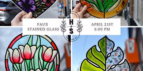 Bloom & Light: Faux Stained Glass Experience