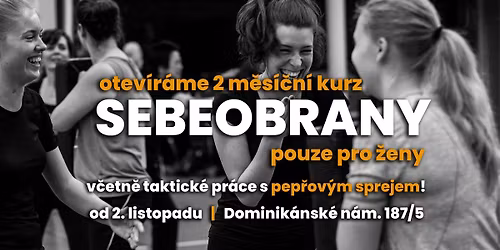 2m\u011bs\u00ed\u010dn\u00ed kurz sebeobrany pro \u017eeny | listopad | prosinec