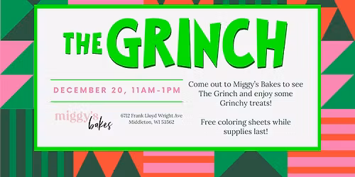 The Grinch at Miggy's Bakes