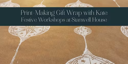 Print-Making Gift Wrap with Kate