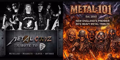 Metal Godz - Metallica\/Megadeth\/Slayer\/Anthrax Tribute \/\/ Metal: 101