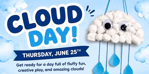 Cloud Day STEAM Activity - Mochas & Minis Indoor Play & Cafe