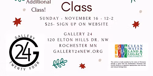 Needle felted ornaments class