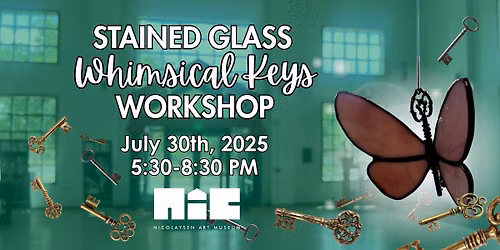 Stained Glass Whimsical Keys Workshop