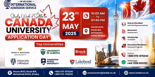 \ud83d\udc49 \ud83c\udf93 Canada University Application Day - 2026