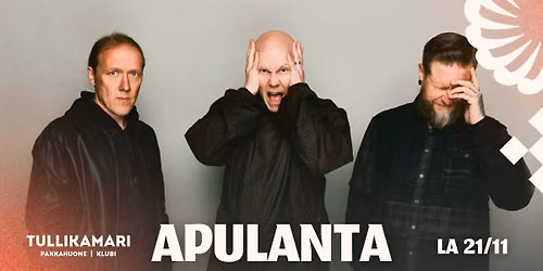 APULANTA 21.11. | Tullikamarin Pakkahuone