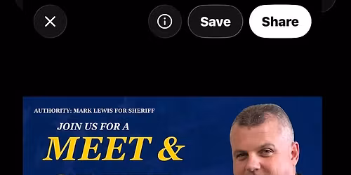 Meet & Greet - Mark Lewis For Sheriff