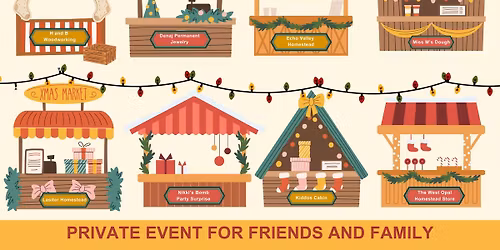 Holiday Vendor Market *Friends & Family*