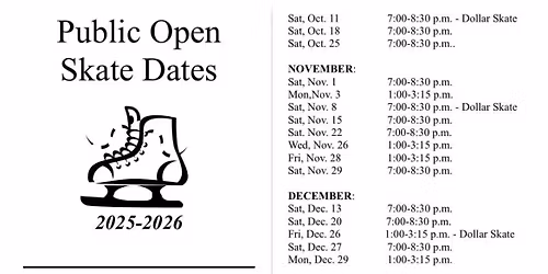 Public Open Skate - School is Out!