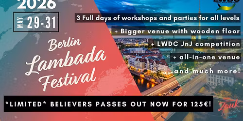 BERLIN LAMBADA FESTIVAL 2026 (BLF) - Second edition