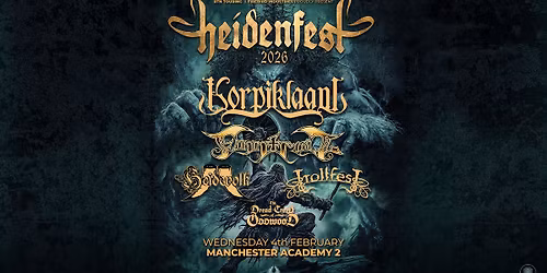 HEIDENFEST 2026 at Academy 2 - Manchester