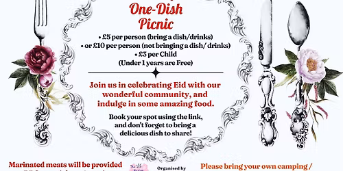 Family Eid BBQ & One - Dish Picnic