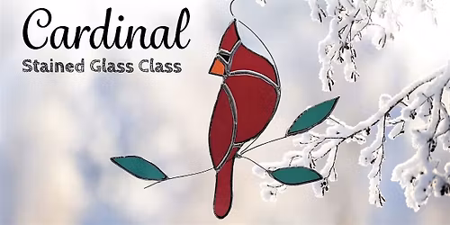 Stained Glass Cardinal