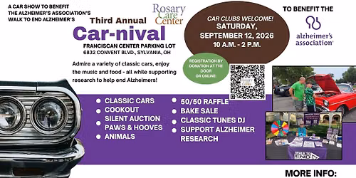 3rd Annual Rosary Care Center Car-Nival Car Show