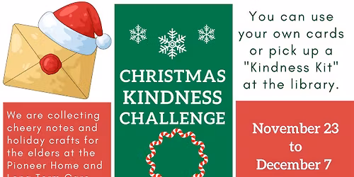 Christmas Kindness Challenge begins!