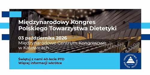 Mi\u0119dzynarodowy Kongres Polskiego Towarzystwa Dietetyki