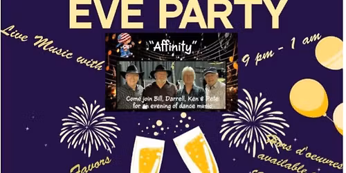 New Year's Eve at the Legion with "Affinity"